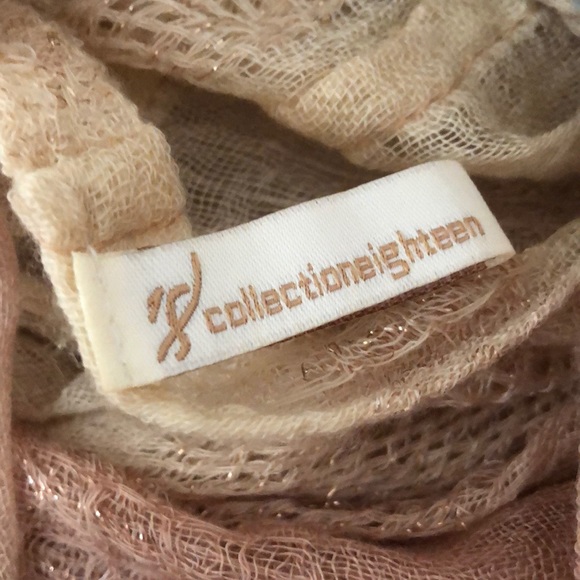 Rose gold infinity scarf. - Picture 2 of 5